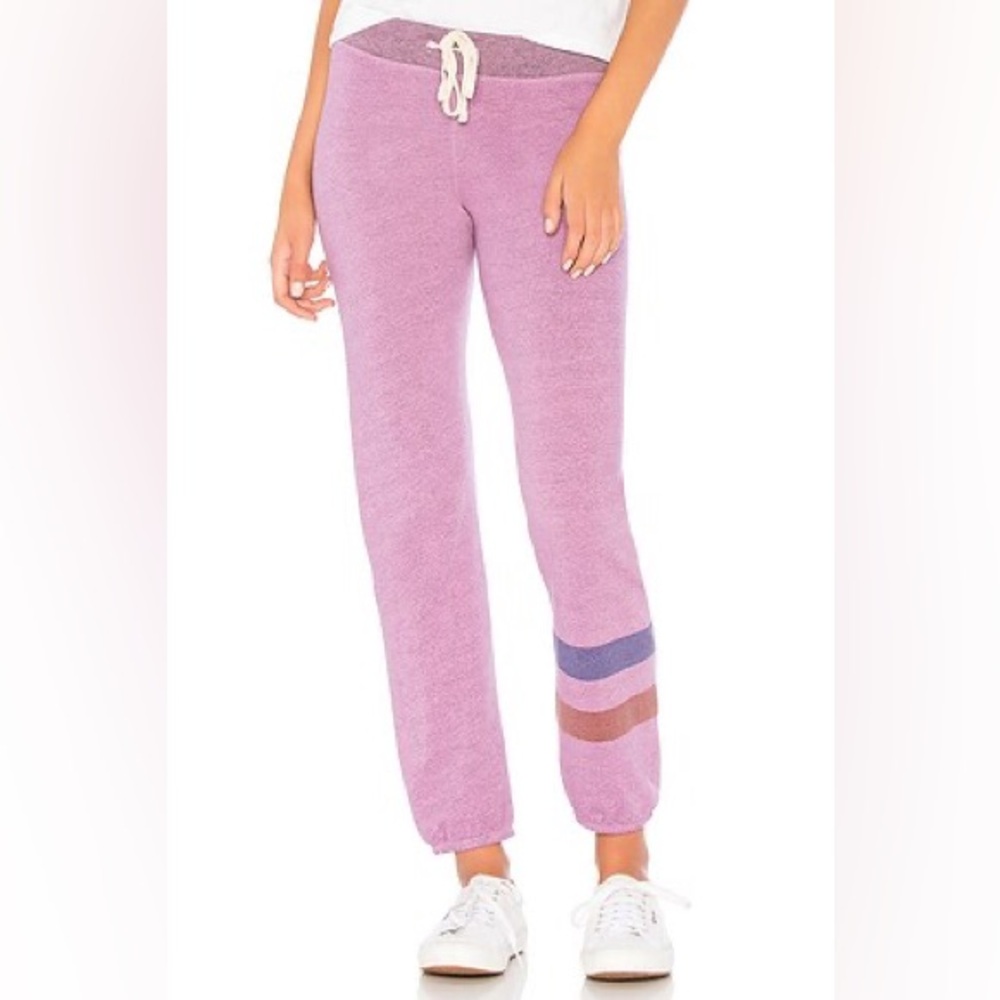 Sundry Classic Sweatpants, Terry Joggers, in Orchid, Drawstring, Size 0, EUC